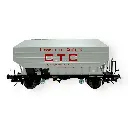 Wagon céréalier B. Richard CTC gris clair - Rail 43 433011/3 - O 1/43 - SNCF - Ep III - 2R - 3