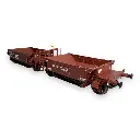 Couplage de Wagons à Ballast SVwf 964140 - R37 43107 - HO 1/87 - SNCF - EP III - 2