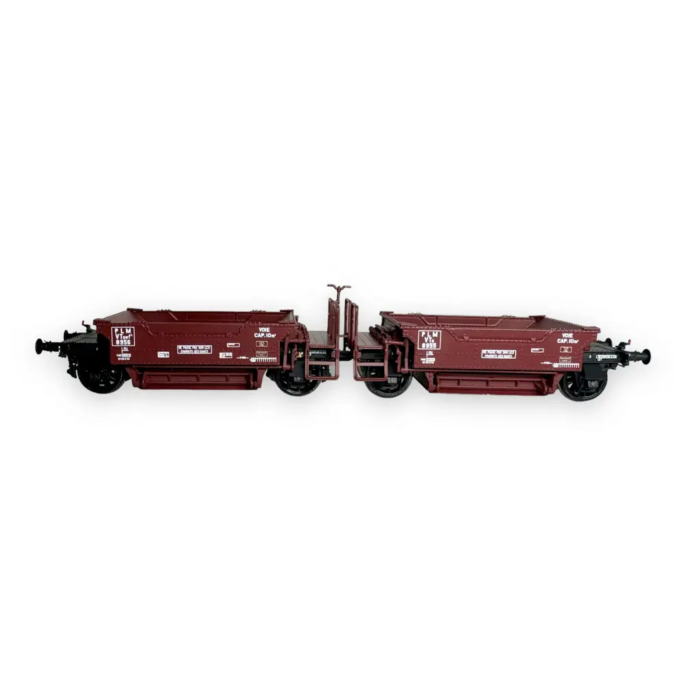 Wagon couplage ballast - R37 43101 - HO 1/87 - PLM - EP II - 3