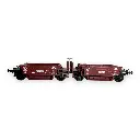 Wagon couplage ballast - R37 43101 - HO 1/87 - PLM - EP II - 3