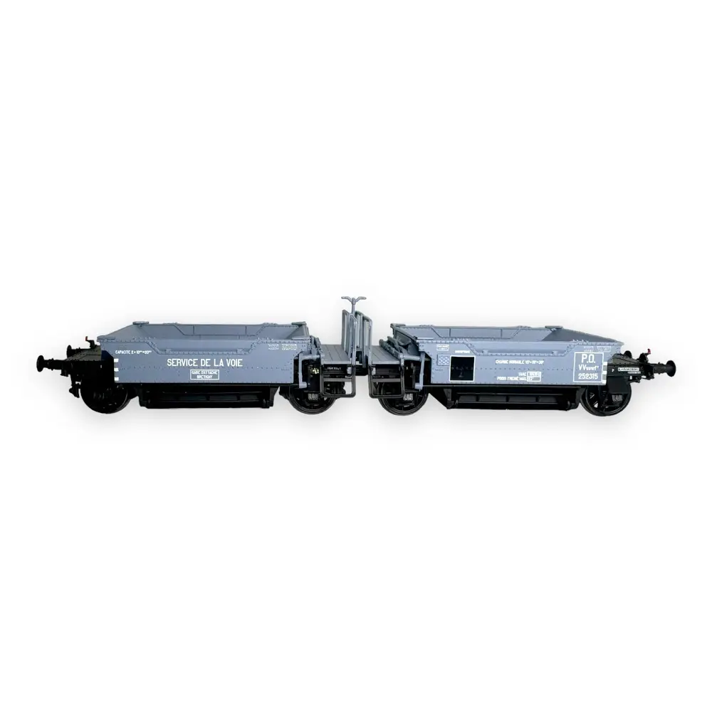 Wagon couplage ballast - R37 43102 - HO 1/87 - PO - EP II  - 3