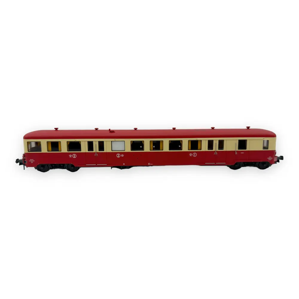 Remorque renforcée d'autorail ZR ABD 27202 - R37 HO41259 - HO 1/87 - SNCF - Ep IV - Analogique - 2R - 3