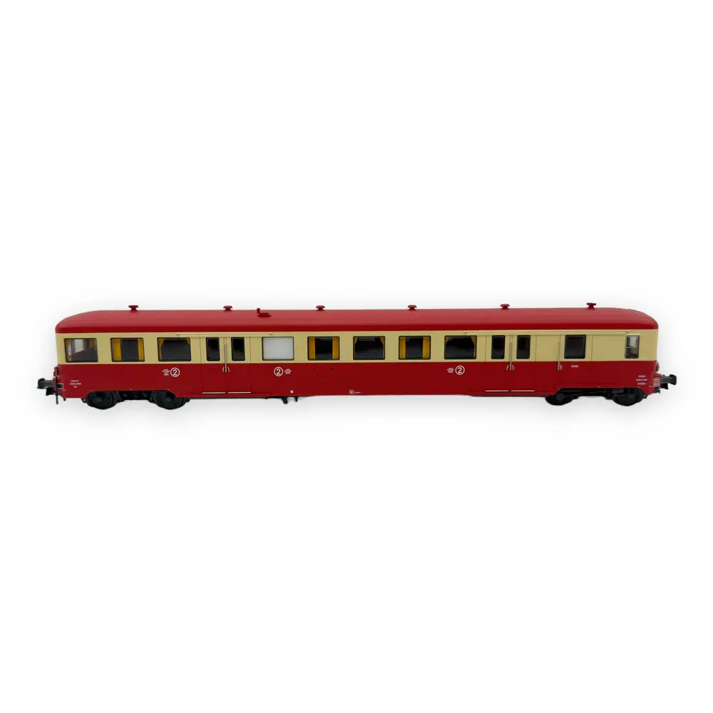 Remorque renforcée d'autorail ZR BDX 17108 - R37 HO41256 - HO 1/87 - SNCF - IV - Analogique - 2R - 3