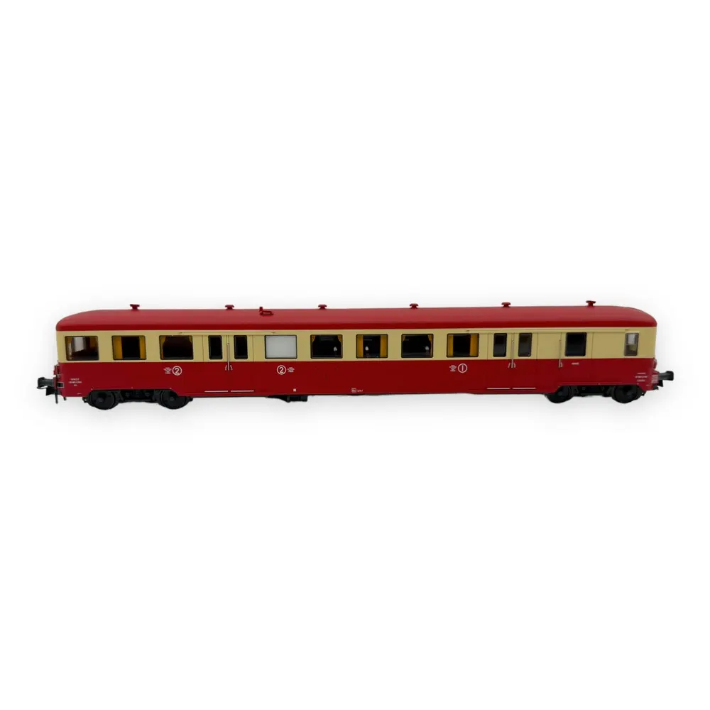 Remorque renforcée d'autorail ZRABDX 17201 - R37 HO41257DCC - HO 1/87 - SNCF - IV - Digital - 3