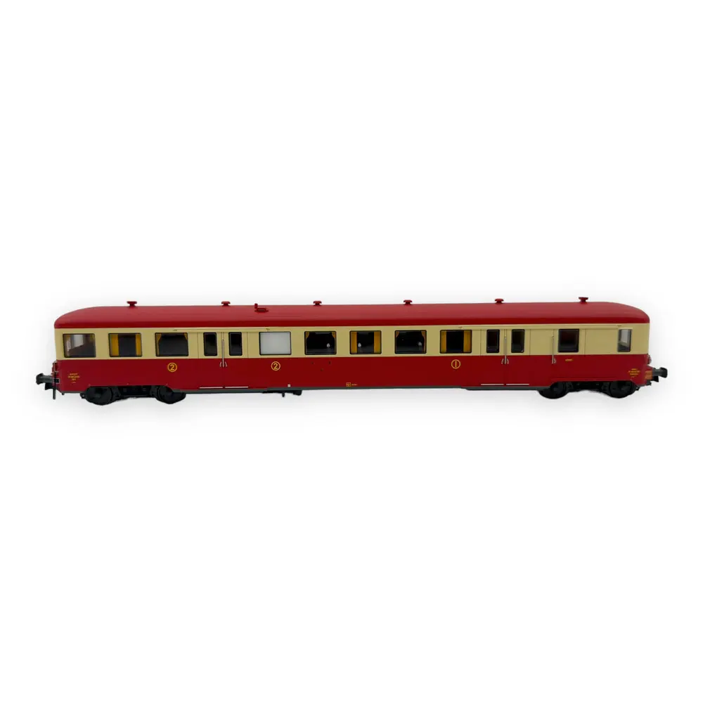 Remorque renforcée d'autorail ZR ABD 27212 - R37 HO41263 - HO 1/87 - SNCF - IV - Analogique - 2R - 3