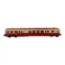 Remorque renforcée d'autorail ZR BD 27135 - R37 HO41264 - HO 1/87 - SNCF - IV - Analogique - 2R - 3