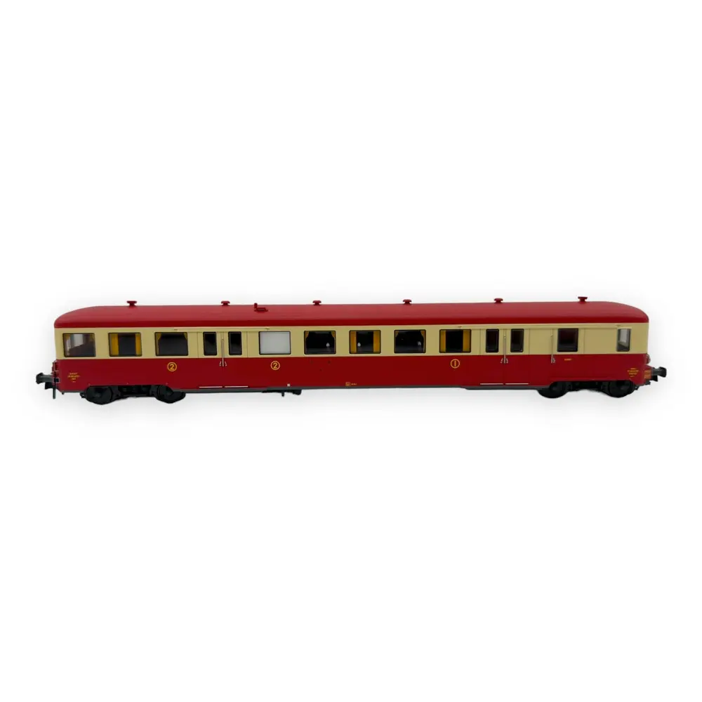 Remorque renforcée d'autorail ZR BD 27212 - R37 HO41263DCC - HO 1/87 - SNCF - IV - Digital - 3