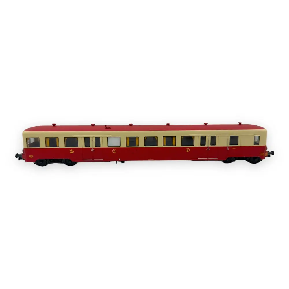 Remorque renforcée d'autorail ZR BD 27135 - R37 HO41264DCC - HO 1/87 - SNCF - IV - Digital - 3