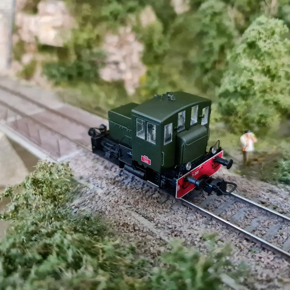 Locotracteur Y-2101 Vert "Sud-Est" DCC Sound REE MODELES MB145S -SNCF - Ep III - 5