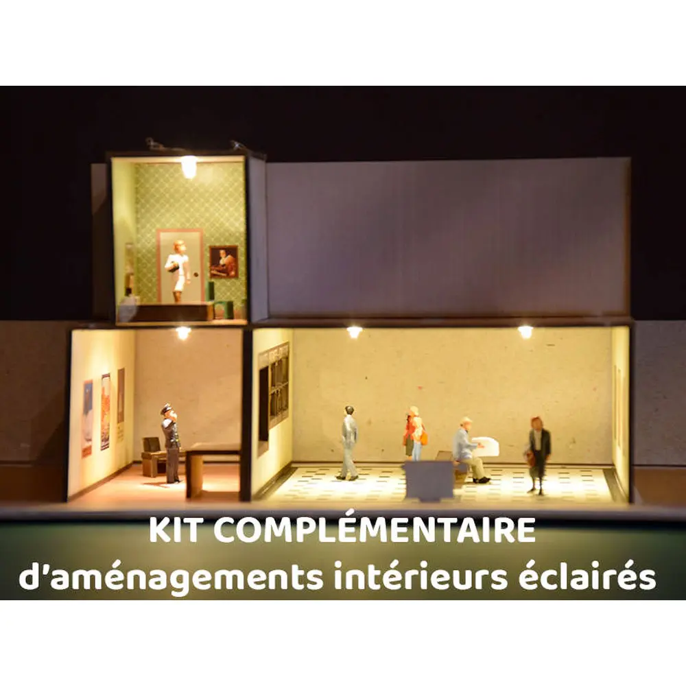 Bâtiment voyageurs EST 5 Portes (Montmirail) - Régions et Compagnies GAR704 - HO 1/87  - 2