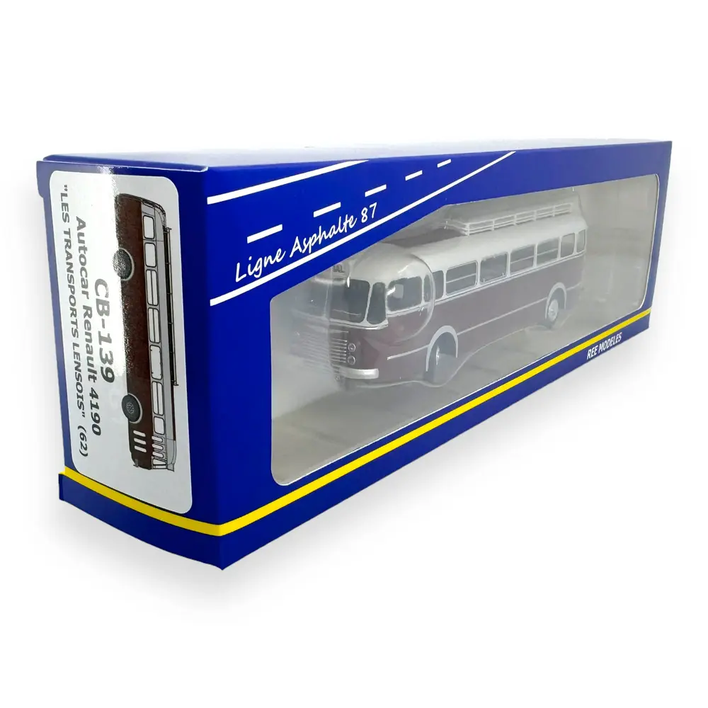 Autocar Renault R4190 "Transports Lensois" 62 - REE MODELES CB139 - HO 1/87 - 4