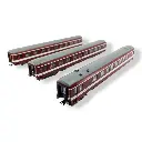 Set Rame Le Capitole 8 éléments - Ree Modèles CM016 - HO 1/87 - SNCF - Ep IV - Analogique - 2R - 3