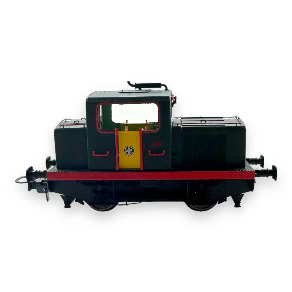 Locotracteur MOYSE 32 TDE | Vert 301 Bande rouge & porte jaune -DC- REE MODELES MB091 SNCF - 3