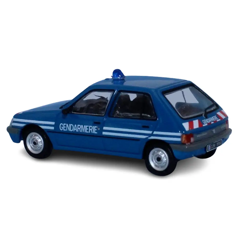 Voiture Peugeot 205 GE - REE MODELES CB153 - HO 1/87 - GENDARMERIE - 2