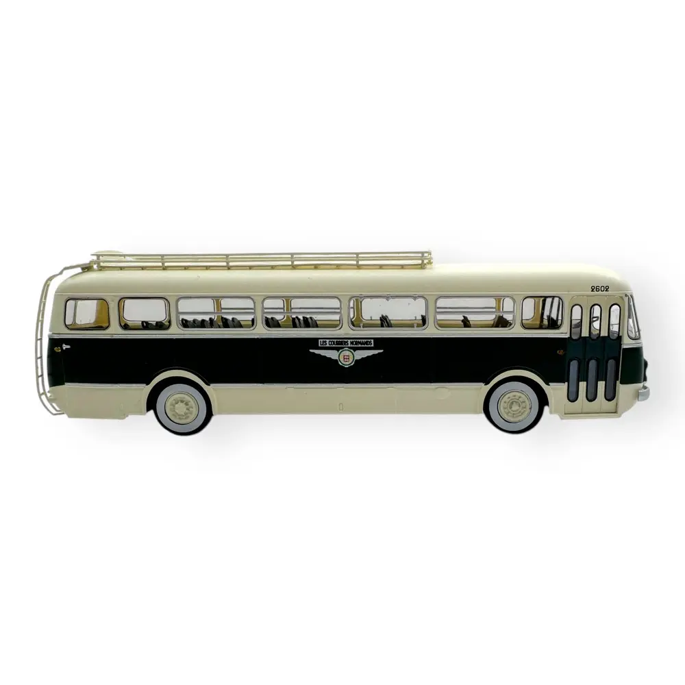 Autocar Renault "Transcar" Vert/Crème Calvados 14 - Ree Modèles CB135 - HO 1/87 - 3