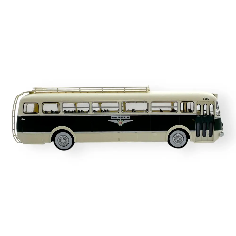 Autocar Renault R4190 "Transcar" Vert/Crème 75 - Ree Modèles CB136 - HO 1/87 - 3