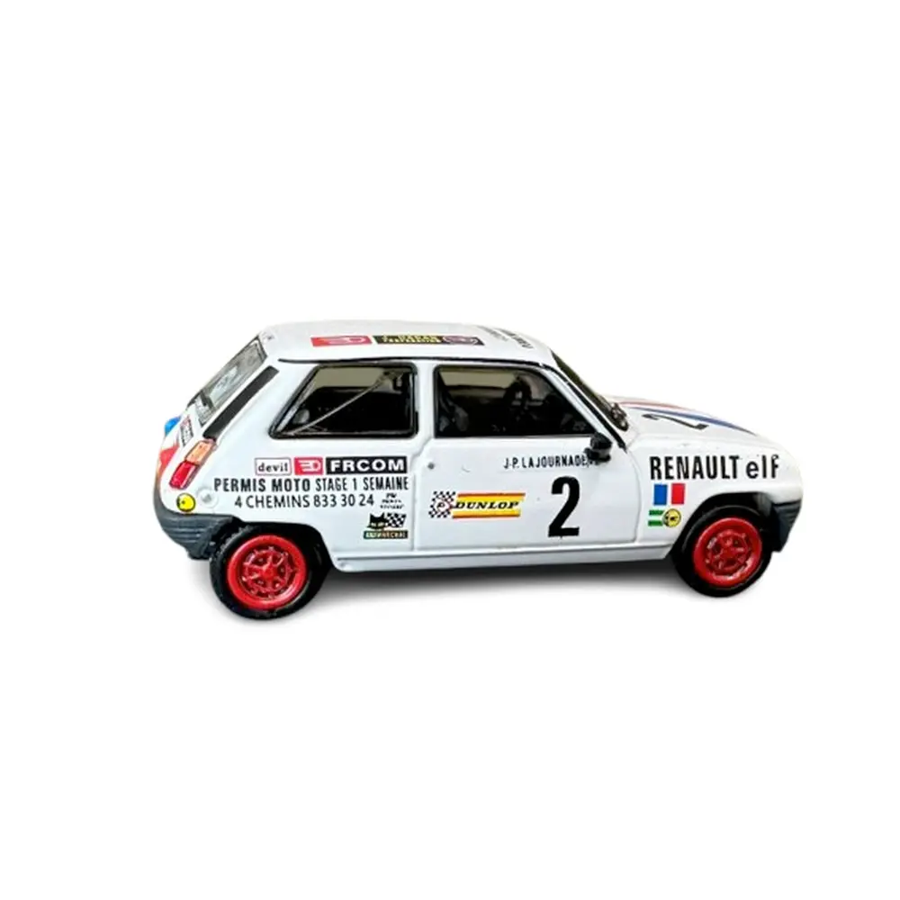 Voiture Renault R5 Alpine Turbo Coupé - REE MODELES - HO 1/87 - SPORT JP. LAJOURNADE - 2