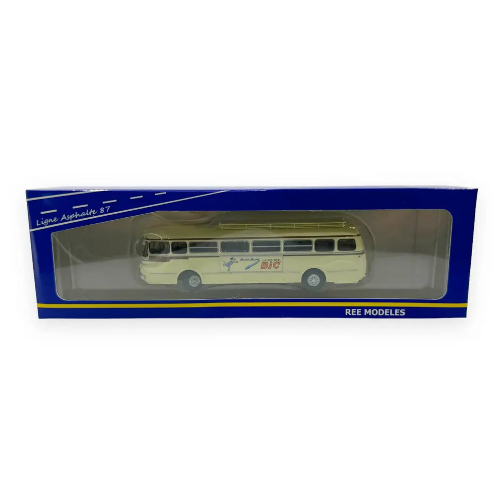 Autocar Renault R4190 Crème/marron 59 - REE MODELES CB134 - HO 1/87 - 4