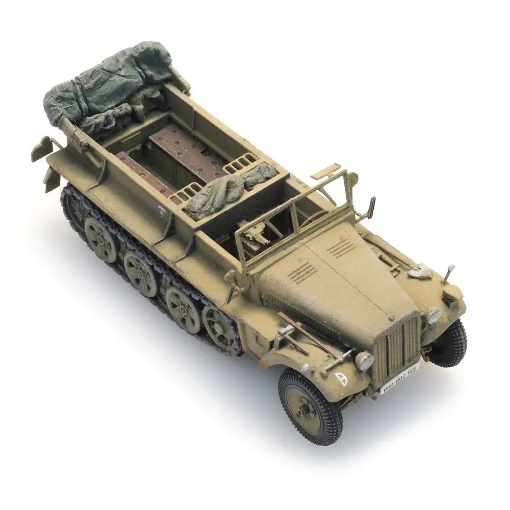 Semi-chenillé Sdkfz 10 Afrique - Artitec 6870494 - HO 1/87 - 2