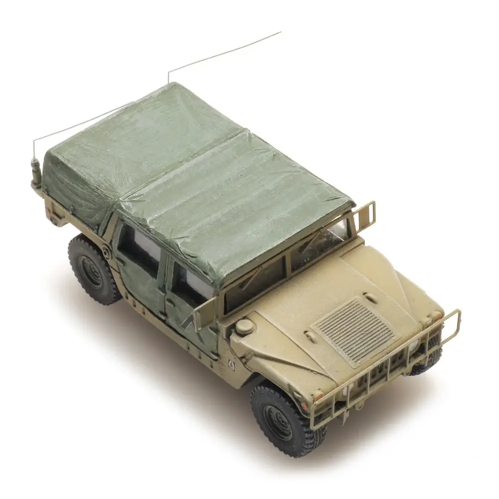 Jeep Humvee du désert des États-Unis - Artitec 6870540 - HO 1/87 - 3