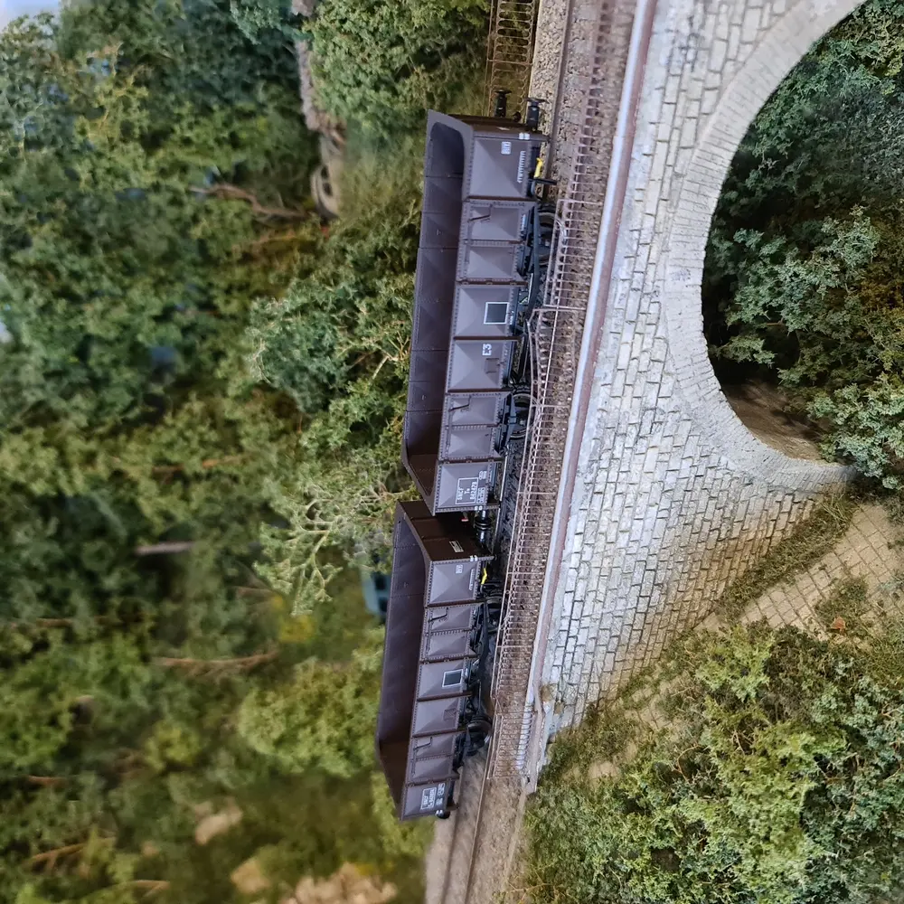 Wagons tombereau 4 portes ex-PLM, SNCF, REE Modèles WB-822, HO 1/87e - 5