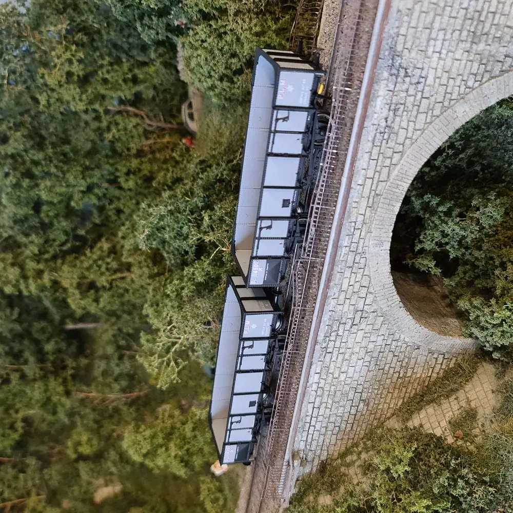Wagons tombereau de la PLM en acier avec 4 portes, REE Modèles WB-812, HO 1/87e - 5