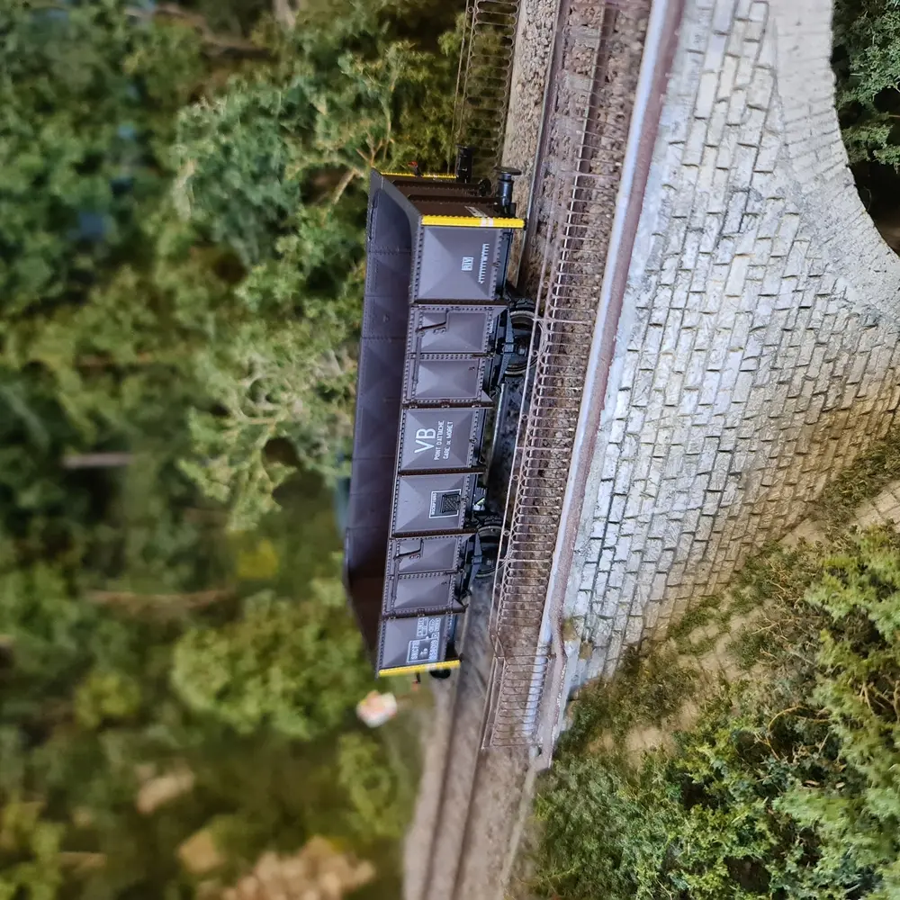 Wagons tombereau 4 portes ex-PLM, SNCF, REE Modèles WB-823, HO 1/87e - 5