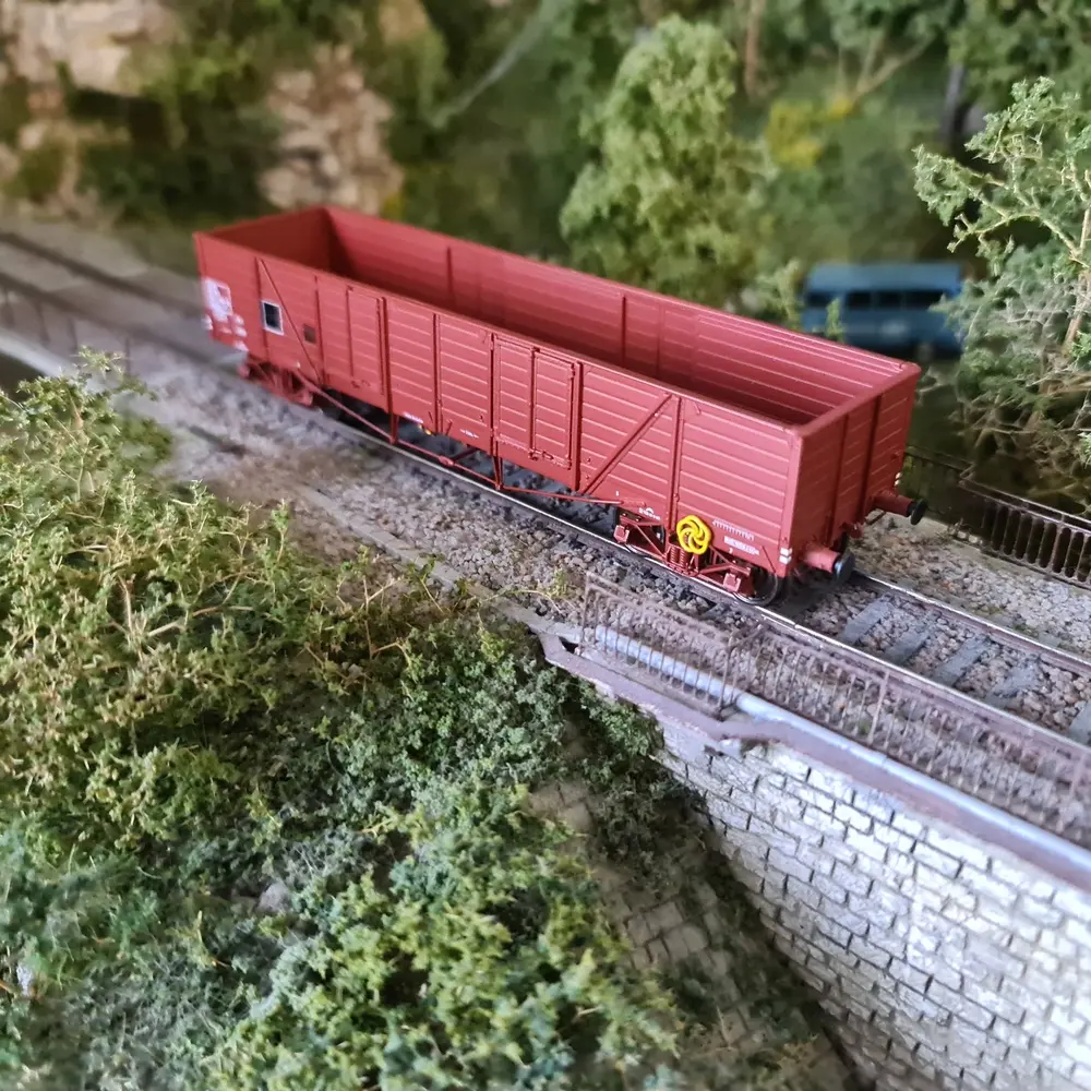 Wagon TP Tombereau - REE Modèles WB790 - HO 1/87 - SNCF - EP IV - 5