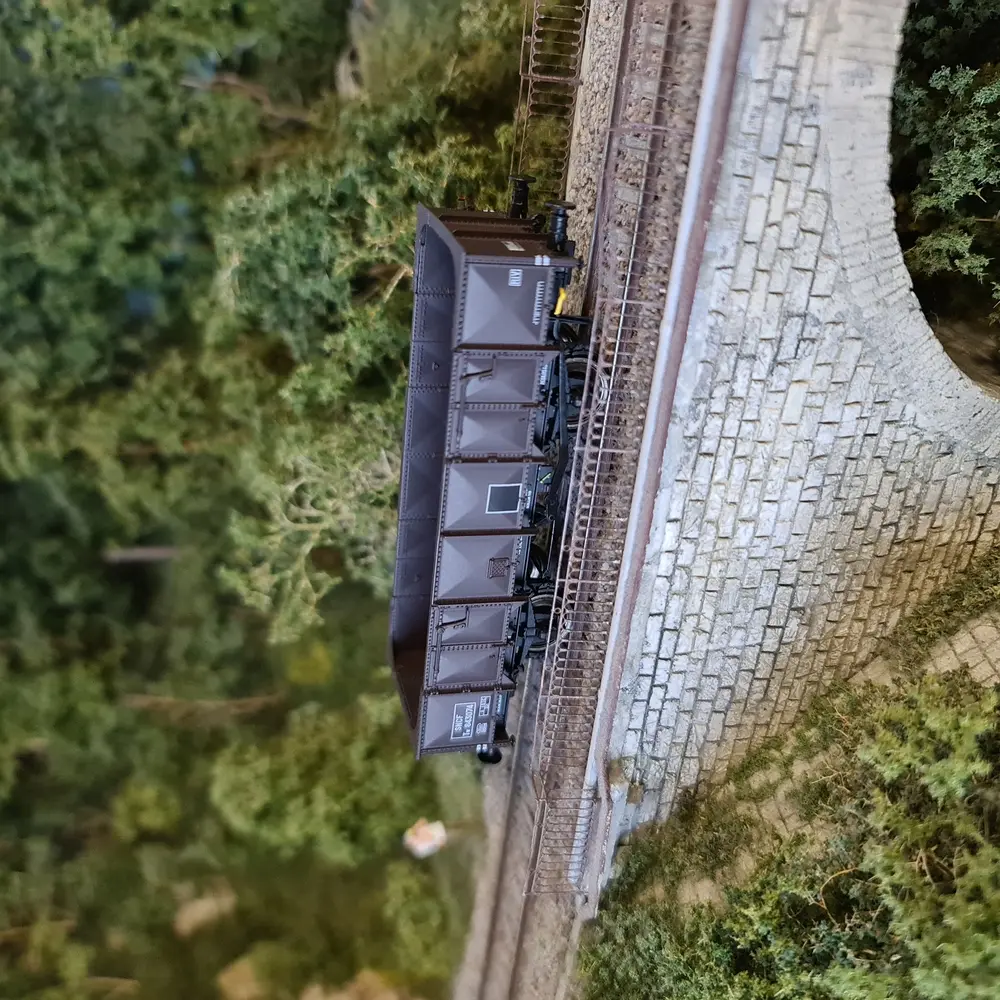 Wagon tombereau 4 portes ex-PLM, SNCF, REE Modèles WB-820, HO 1/87e - 5