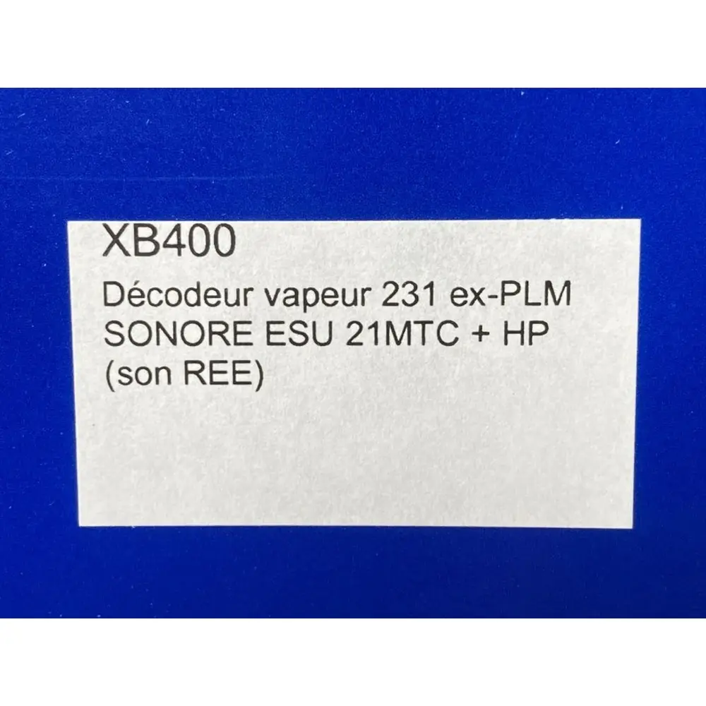 Décodeur sonore avec HP pour locomotive vapeur 231 ex PLM + haut-parleur - Ree Modèles XB400 - HO 1/87 - 2