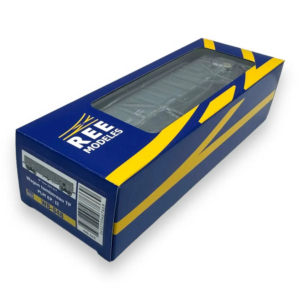 Wagon tombereau PLM - Ree Modèles WB-848 - HO 1/87 - SNCF - EP II - 2R  - 4