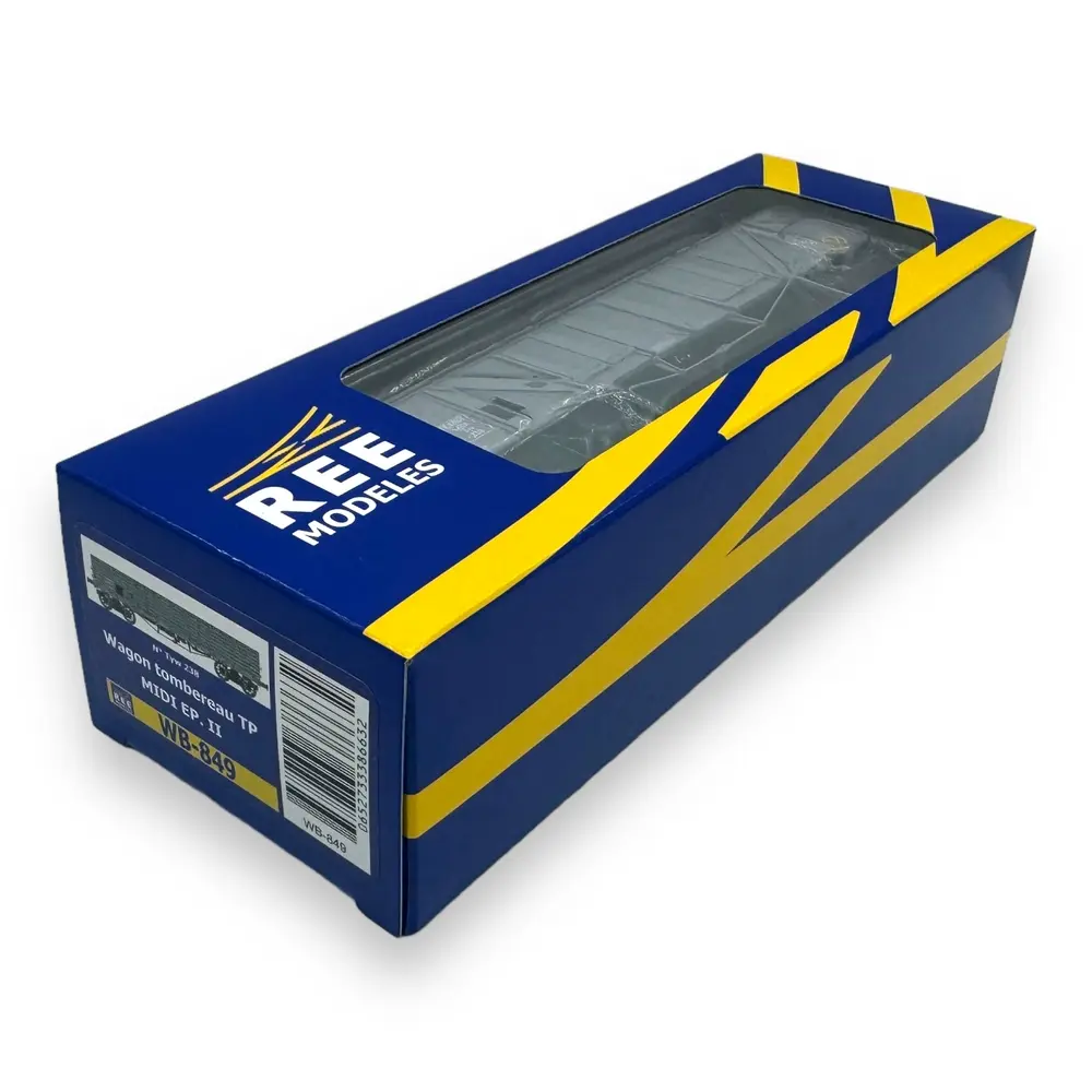 Wagon tombereau MIDI - Ree Modèles WB-849 - HO 1/87 - SNCF - Ep II - 2R  - 4