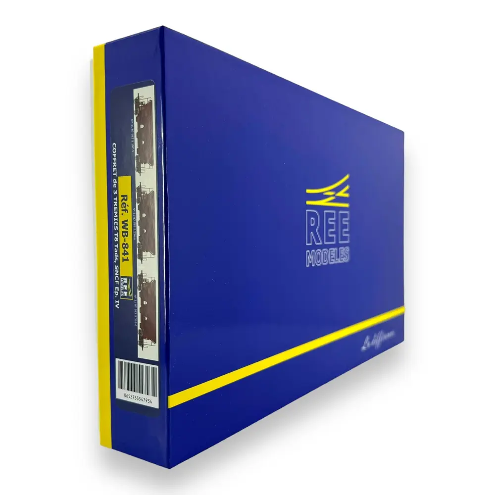 Set 3 Wagons Trémie T8 Tads REE Modèles WB841 - HO 1/87 - SNCF - EP IV - 4