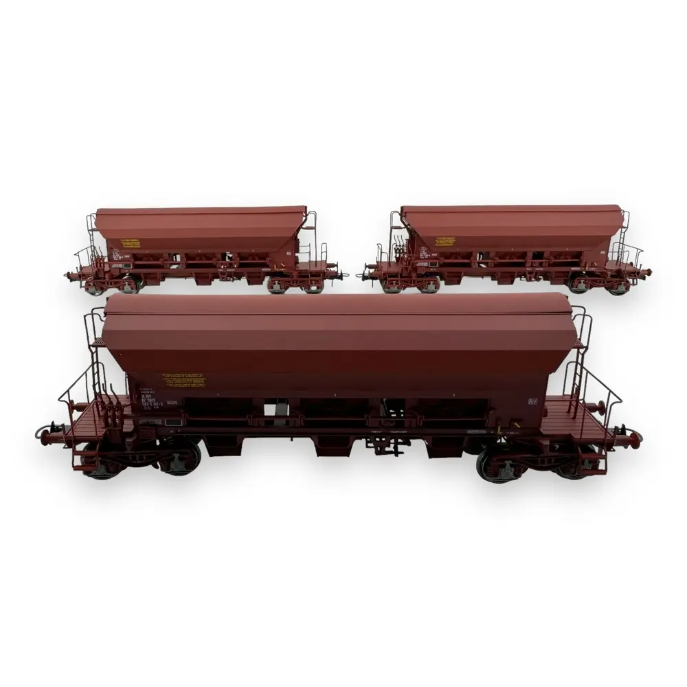 Set 3 Wagons Trémie T8 Tads REE Modèles WB841 - HO 1/87 - SNCF - EP IV - 3