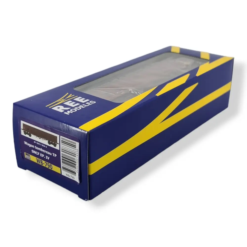 Wagon TP Tombereau - REE Modèles WB790 - HO 1/87 - SNCF - EP IV - 4