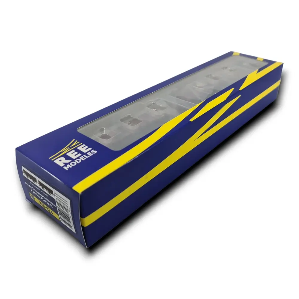 Wagons tombereau de la PLM en acier avec 4 portes, REE Modèles WB-814, HO 1/87e - 4