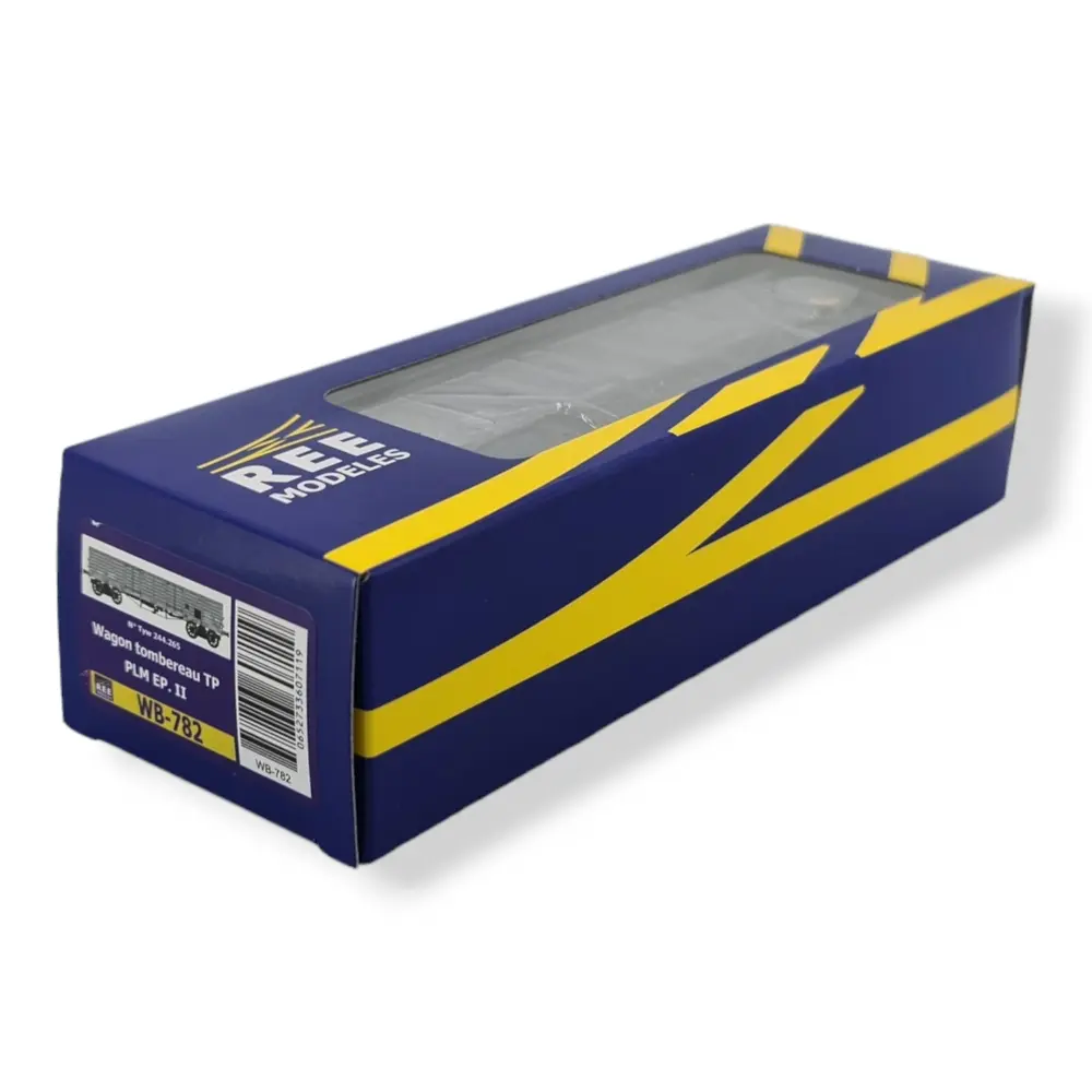 Wagon TP Tombereau - REE Modèles WB782 - HO 1/87 - PLM - EP II - 4