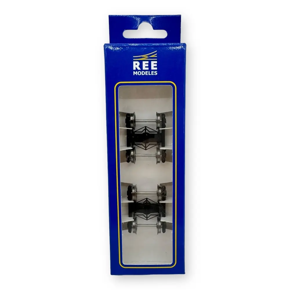Set de deux bogies Y23 A - Noir - REE Modèles XB102C01 - 3