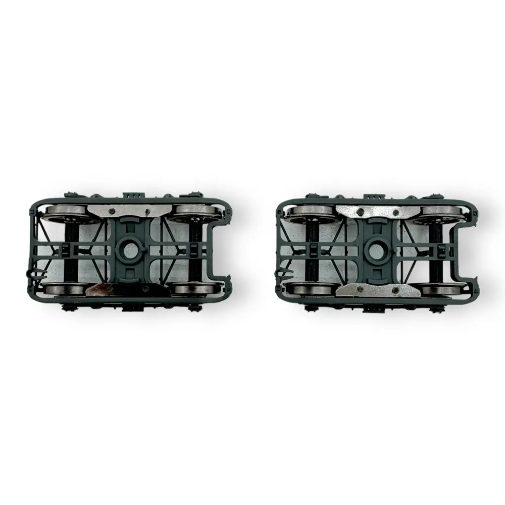 Set de deux bogies PLM type D - Noir - REE Modèles XB112E02 - 3