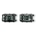 Set de deux bogies PLM type D - Noir - REE Modèles XB112E02 - 3