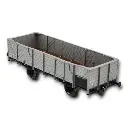 Wagon tombereau de la PLM avec 4 portes en bois gris, REE Modèles WB810 - HO 1/87e - 2