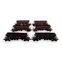 Set 6 wagons trémie F70 EADS REE Modèles WB798 - SGW - HO 1/87 - SNCF - EP IV - 3