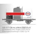 Wagon citerne pétrole ESSO - Ree Modèles WB877 - HO 1/87 - SNCF - Ep IV - 2R - 2