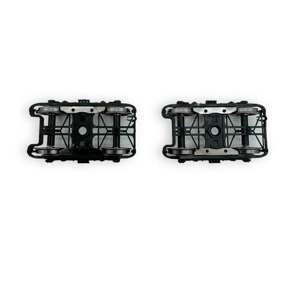 Set de deux bogies PLM type D - Noir - REE Modèles XB112E01 - 3