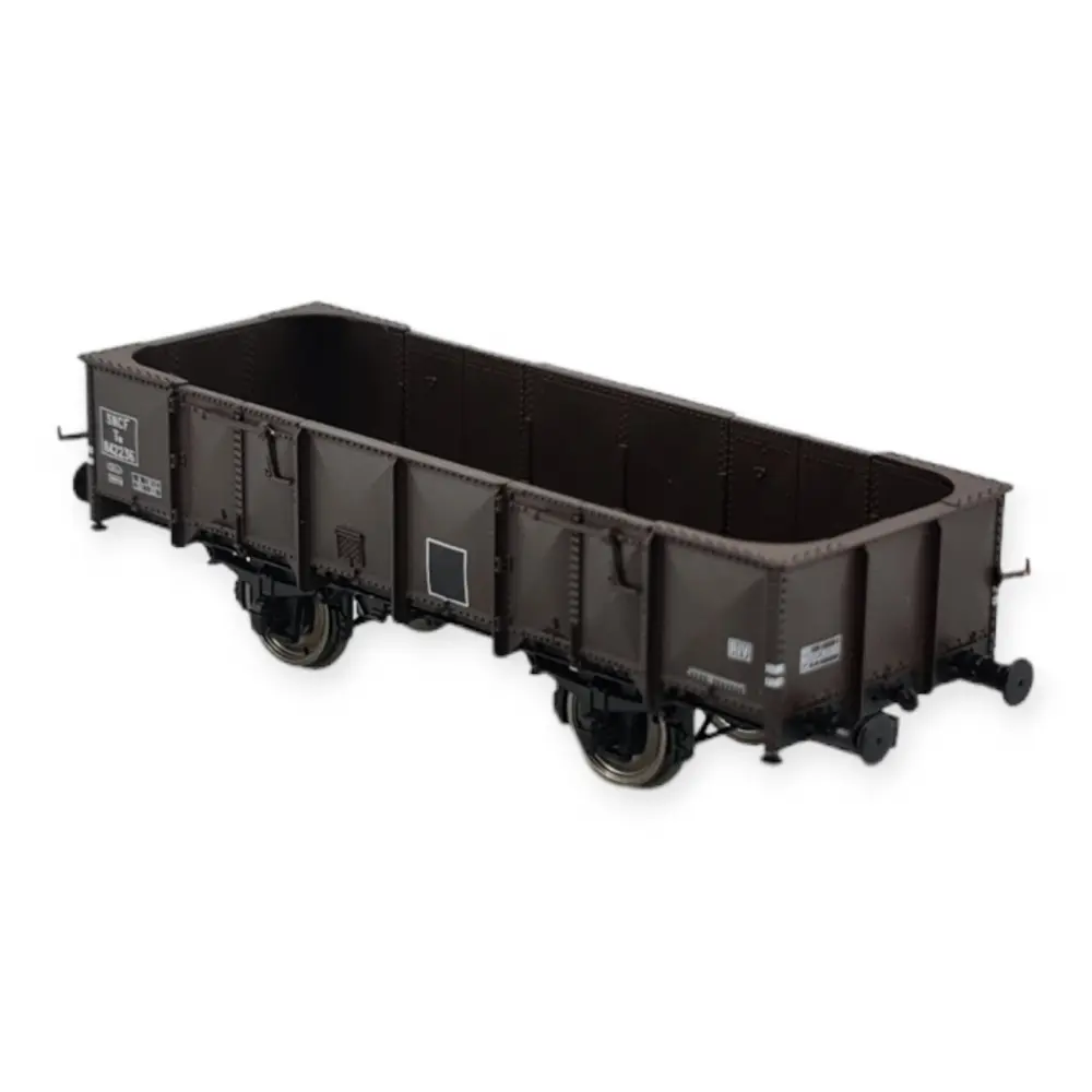 Wagons tombereau 4 portes ex-PLM, SNCF, REE Modèles WB-821, HO 1/87e - 2