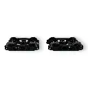 Set de deux bogies PLM type D balancier coudé - Noir - REE Modèles XB112D01 - 2