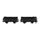 Pack 2 wagons tombereaux OCEM 19 REE Modèles WB832 - HO 1/87 - 3