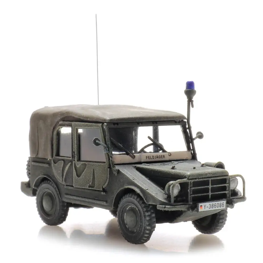 DKW Munga F91/4 Oliv Feldjäger - ARTITEC 6870444 - HO 1/87 - 2