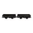 Wagons tombereau 4 portes ex-PLM, SNCF, REE Modèles WB-822, HO 1/87e - 4