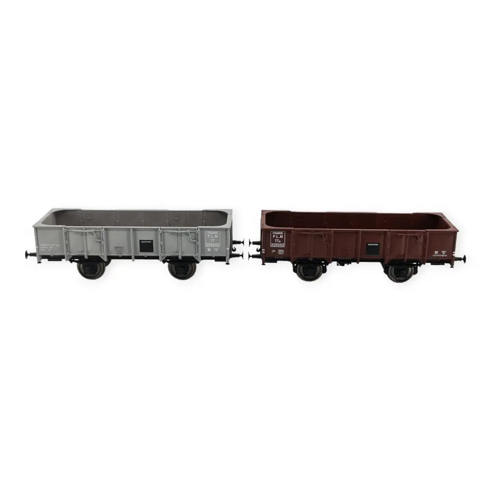 Wagons tombereau 4 portes de la PLM TTw 225553 et TT 225692, REE Modèles WB-817, HO 1/87e - 3